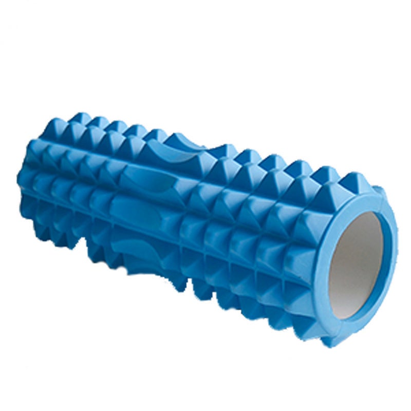 Generic Crescent EVA Foam Shaft Yoga Column Massage Roller Special Hollow Spike Column Foam Shaft for Muscle Relaxation44.5*13cm Crescent Blue 44.5*13cm Crescent Blue