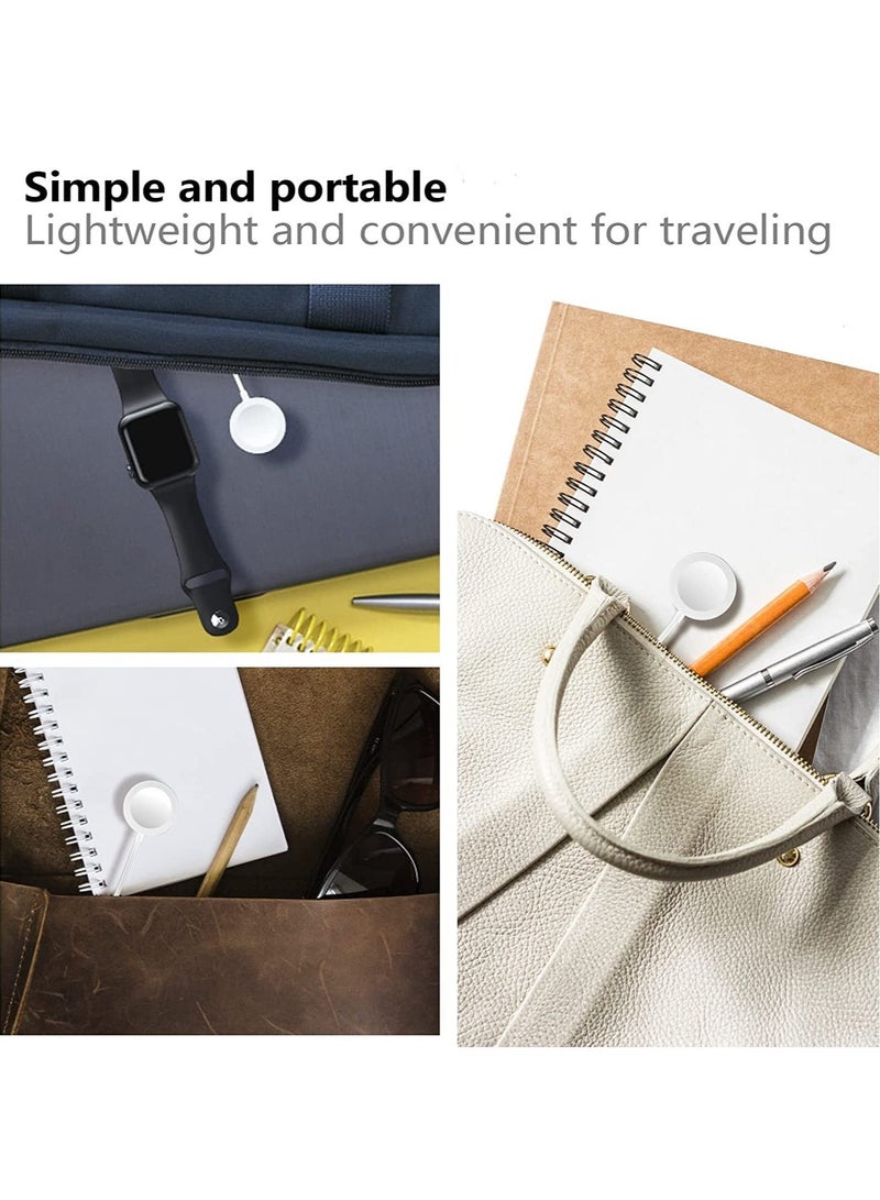 ELTRAZONE 𝟐𝟎𝟐𝟐 𝐔𝐩𝐠𝐫𝐚𝐝𝐞𝐝 for Apple Watch Charger Magnetic Fast Charging Cable [Portable] Magnetic Wireless Charging Compatible with Apple Watch Series Ultra/8/7/6/SE/SE2/5/4/3/2/1-[3.3ft/1M] White - Image 5