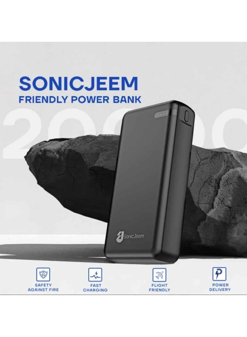 SONIC JEEM Flight-Friendly SonicJeem Power Bank SJ229D Featuring Power Delivery and 2.5x Faster Charging Technology - Image 2