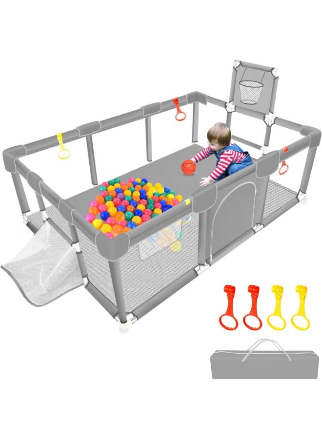 Baby Playpen for Babies and Toddlers Baby Fence Baby Play Yards for Indoor & Outdoor 180 *120 * 60 cm -2099 - Image 1