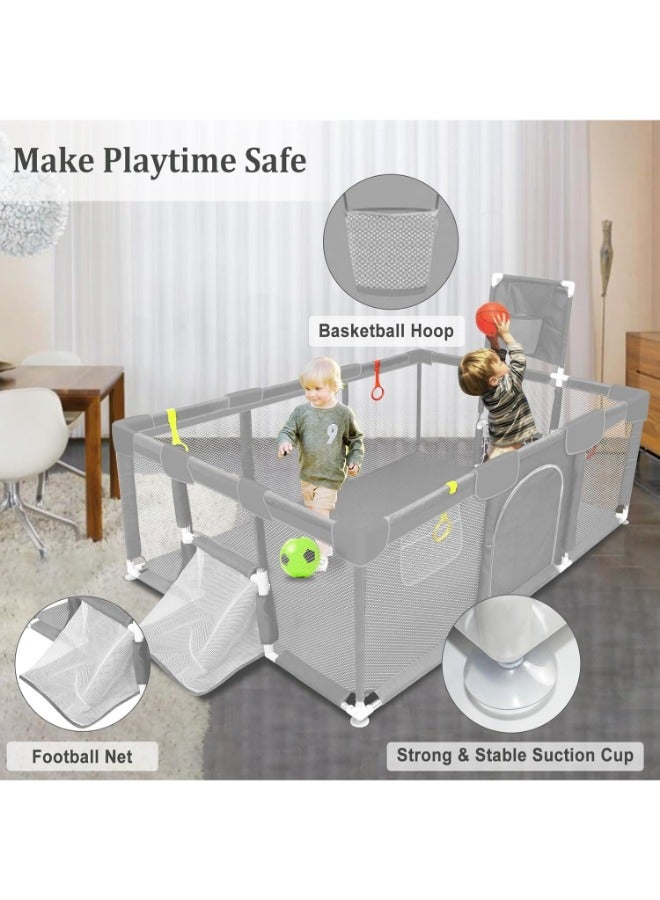Baby Playpen for Babies and Toddlers Baby Fence Baby Play Yards for Indoor & Outdoor 180 *120 * 60 cm -2099 - Image 3