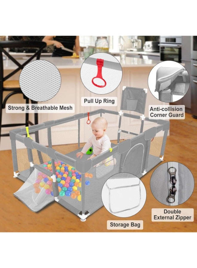 Baby Playpen for Babies and Toddlers Baby Fence Baby Play Yards for Indoor & Outdoor 180 *120 * 60 cm -2099 - Image 4