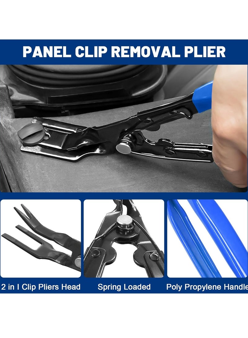 general Car Clip Removal Tool, 3 Pcs Panel Clip Pliers Set Fastener Remover, Auto Retainer Clip Trim Rivet Removal Tool Kit - Image 4