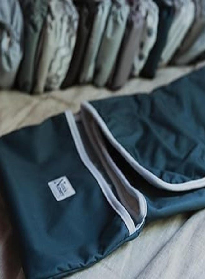 Nora's Nursery Portable Baby Diaper Changing Pad Mat - Waterproof - Sea - Image 5