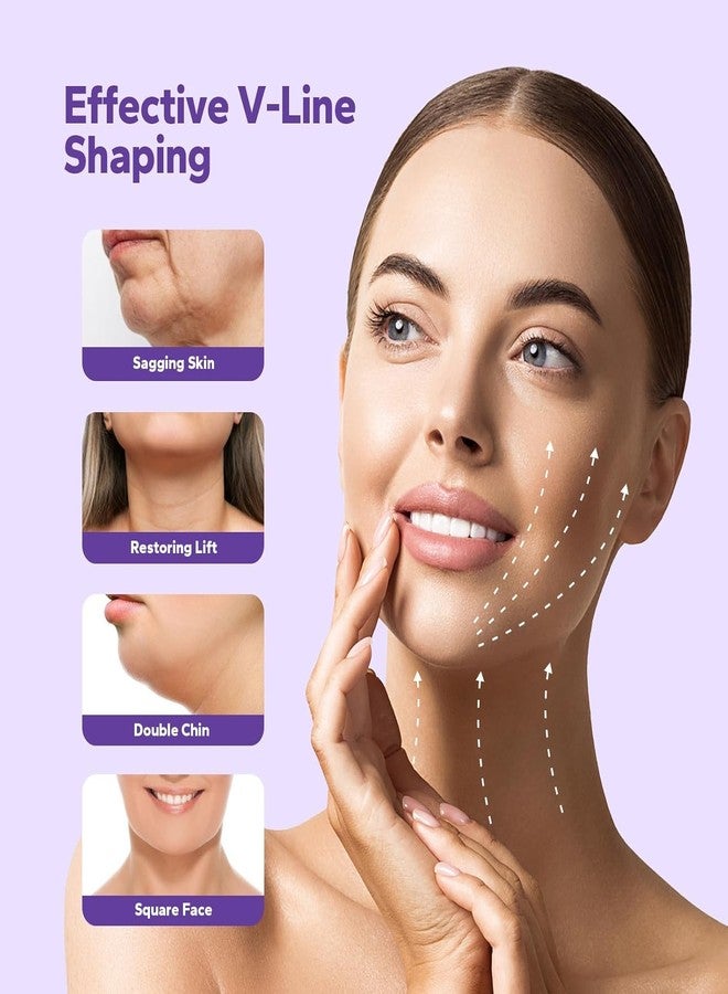 Bitnex Silicone V-Line Lifting Chinstrap, V-Line Mask, Chinstrap for Sleeping, Reusable Face Strap, Chin Up Patch, V-Shaped Belt, Shaped Face Mask for Sagging, Jaw Exerciser (PINK, PACK OF 2) - Image 2