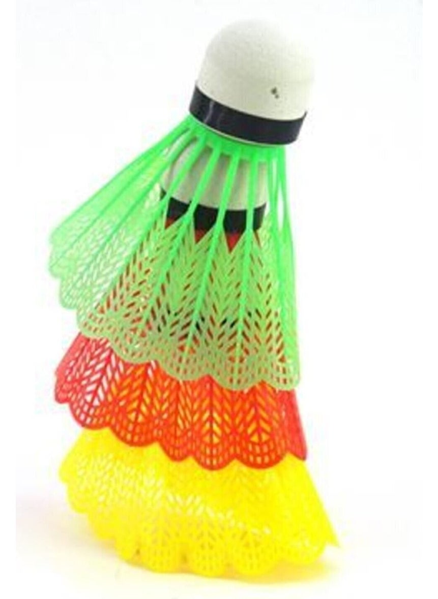 Deniz Sport 3 Colorful Badminton Balls 