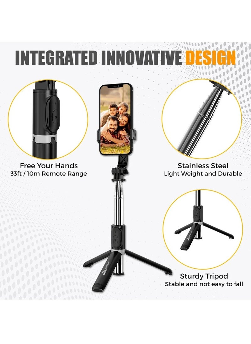 P170S  Extendable Selfie Stick Tripod with Wireless Remote -Detachable Mobile Holder, Adjustable, Compatible for All Smartphone - expandable up to 103 CM - pzsku/ZCC1AAA1223A2BDC25A72Z/45/_/1730195577/5bc14012-7110-440b-8433-207c5ce1001c