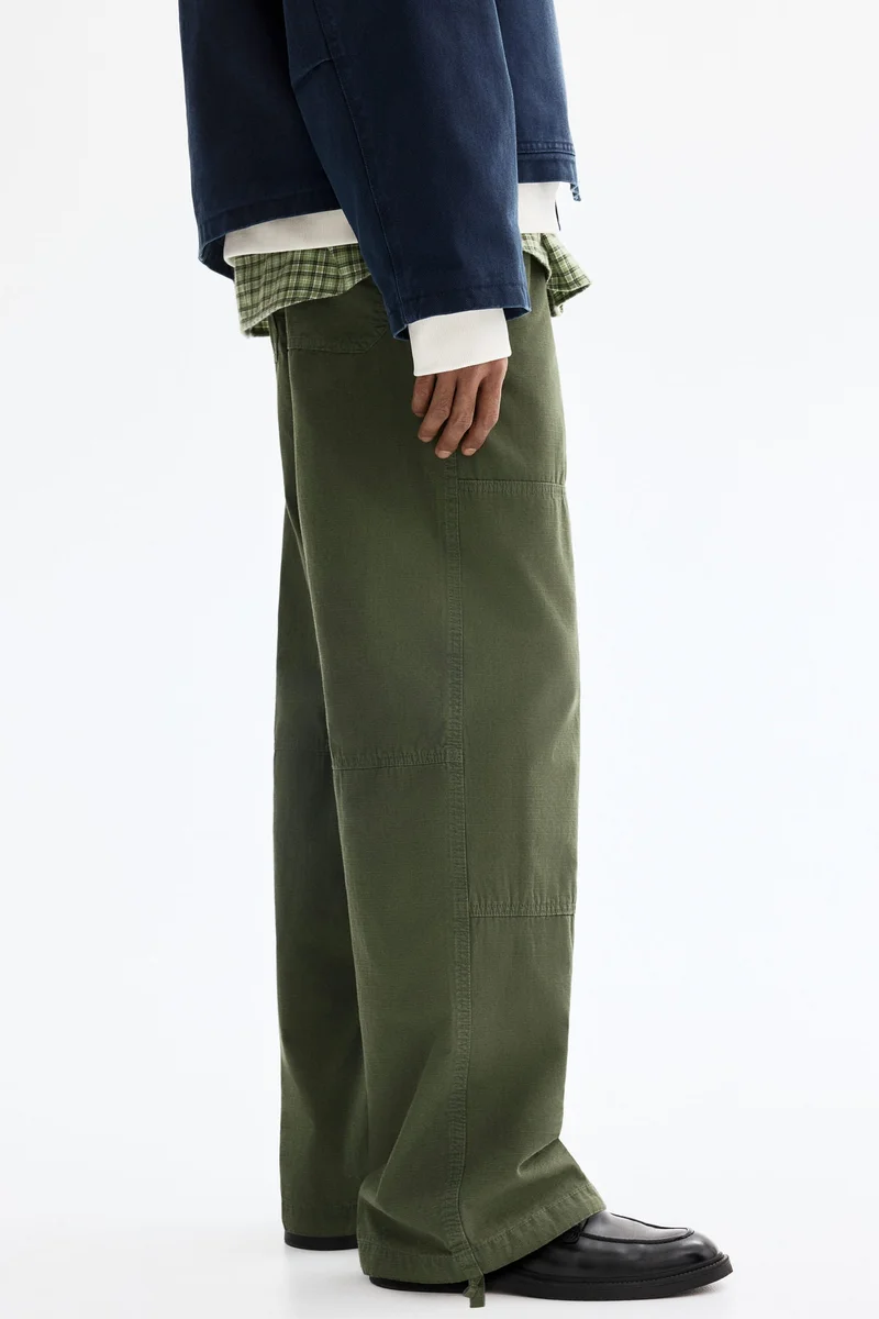 H&M  Relaxed Fit Trousers for Men | Best Price UAE