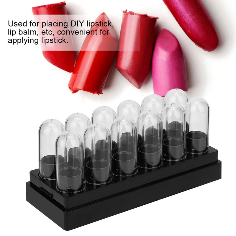 12pcs Plastic Lipstick Sample Tube Mini Lip Balm Empty Tube DIY Cosmetic Tool - Image 4