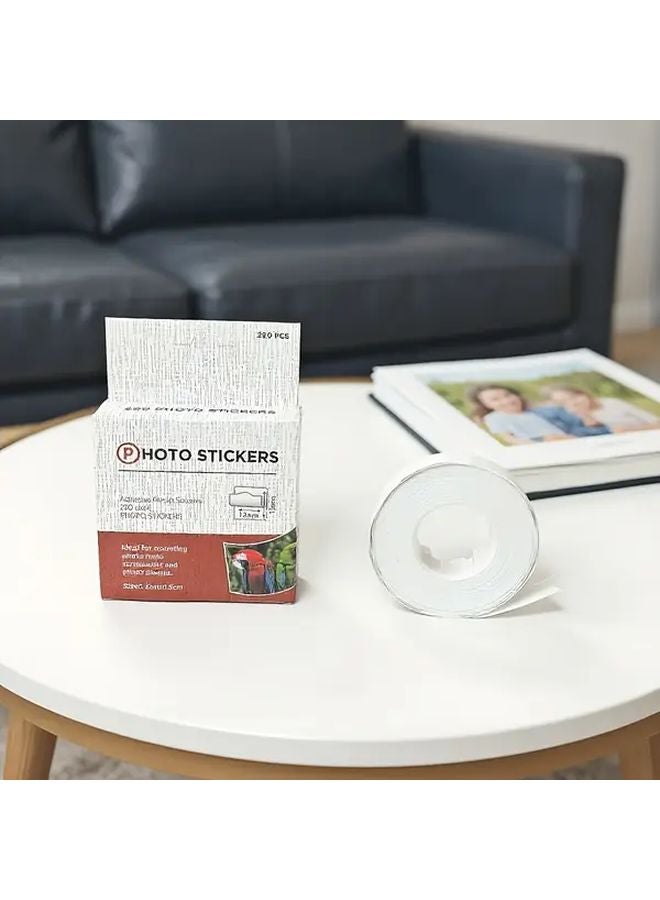 500 قطعة ملصقات لاصقة مزدوجة الجوانب قوية ذاتية اللصق لألبوم القصاصات - Image 5