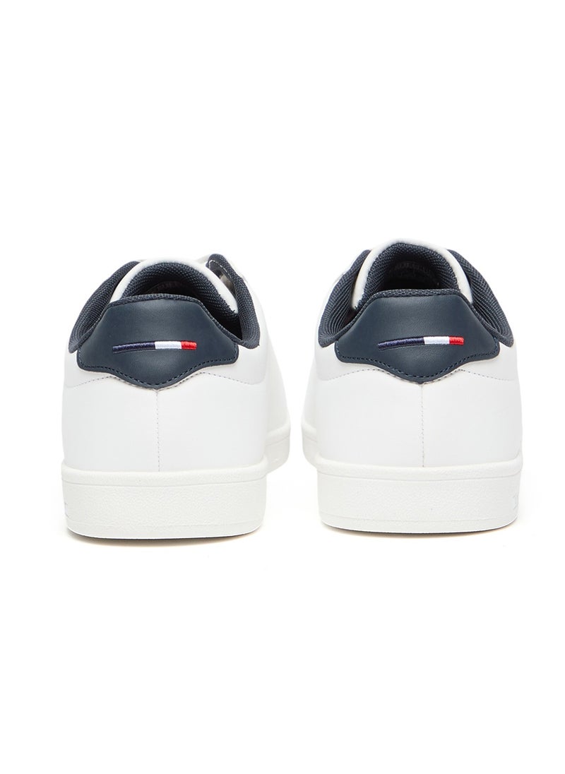 U.S. Polo Assn. Men's White Low-Top Sneakers - Lightweight Lace-Up Style, Comfortable Casual Footwear  - Image 4