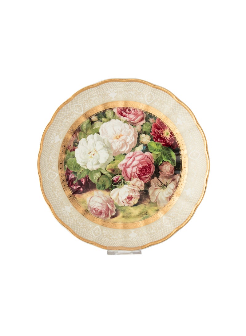 دانيا صحن فواكه بورسلان فاخر ديزاين ورود 30 سم - Image 1