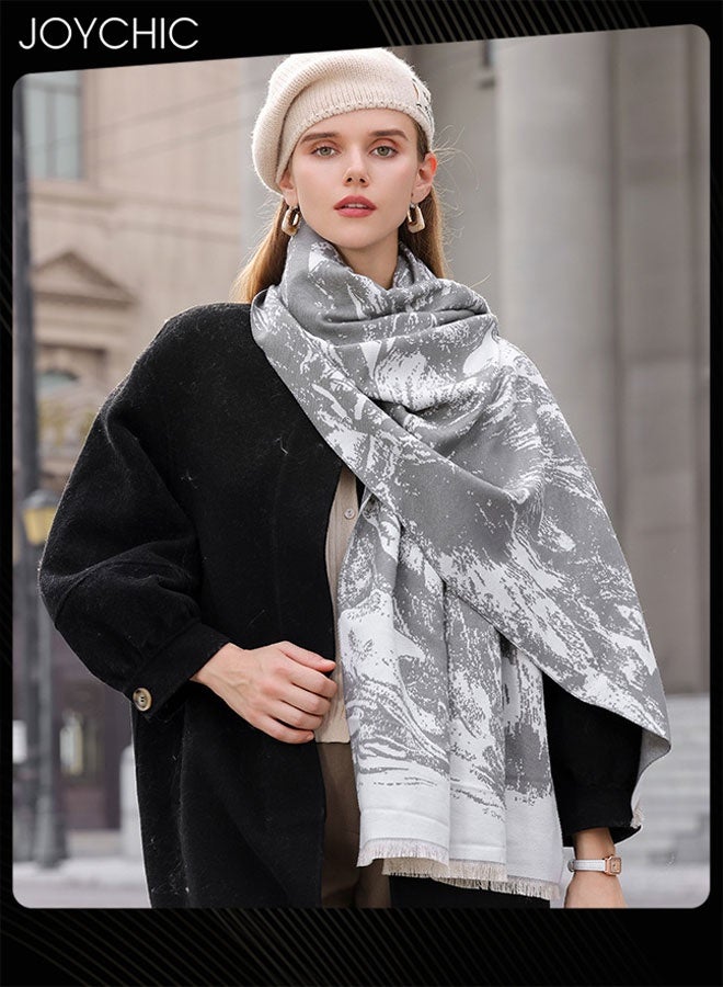 Joychic وشاح طويل سميك مقاوم للرياح دافئ وصديق للبشرة للنساء موضة خريف وشتاء خارجي - Image 3