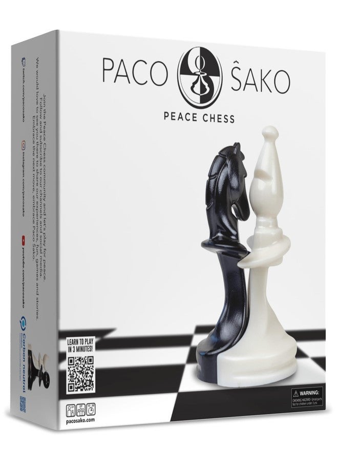 Paco Sako Peace Chess Game, Super Fun for Chess Lovers, Make Peace While Playing Chess, not War - Chess Set Board Game for Peace Makers | 2-Players - Image 1