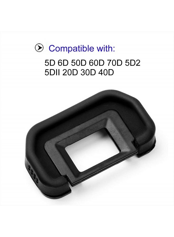 Sedremm EB Eyecup,Sedremm Camera EB Eyecup Replacement Eyepiece for EOS 5D Mark II / 5D / 6D / 70D / 60D/ 50D/ 40D Cameras Viewfinder, 2 Pack - Image 1