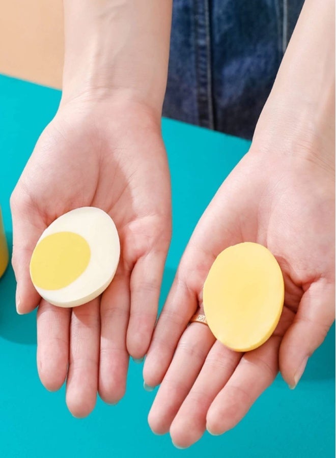 صانع البيض الذهبي، دوار البيض للبيض المسلوق الذهبي، رجّاج بيض يدوي، خلاط بياض البيض وصفار البيض، جهاز خفق البيض لصنع البيض المسلوق الذهبي. - Image 2