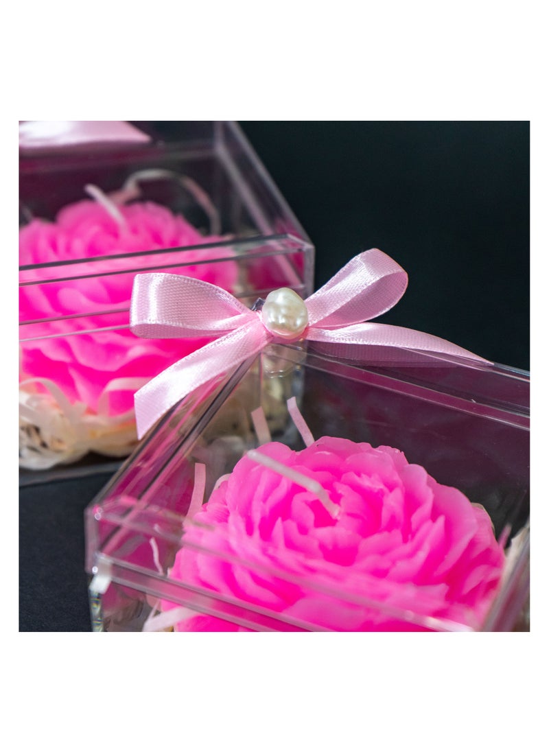 Floral Glow Custom Candle Set-10 Pcs