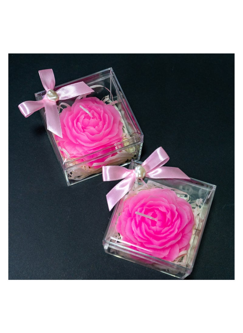 Floral Glow Custom Candle Set-10 Pcs