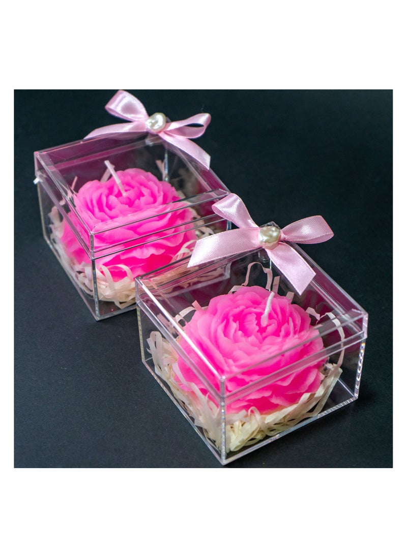 Floral Glow Custom Candle Set-10 Pcs