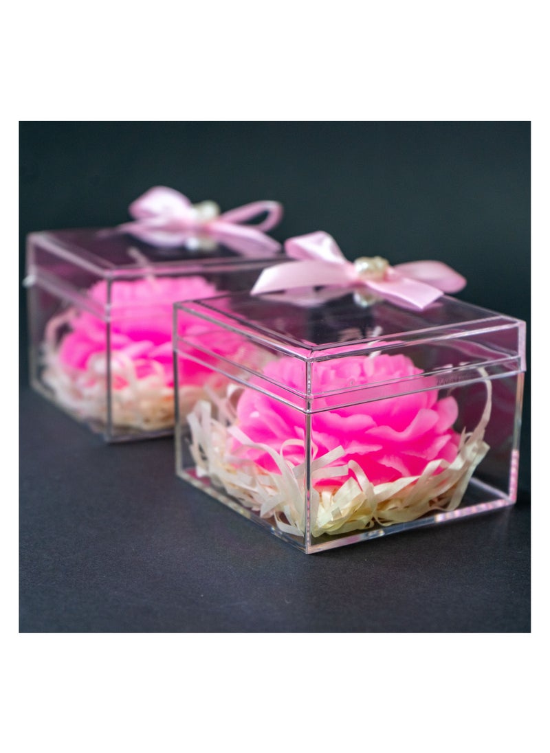 Floral Glow Custom Candle Set-10 Pcs