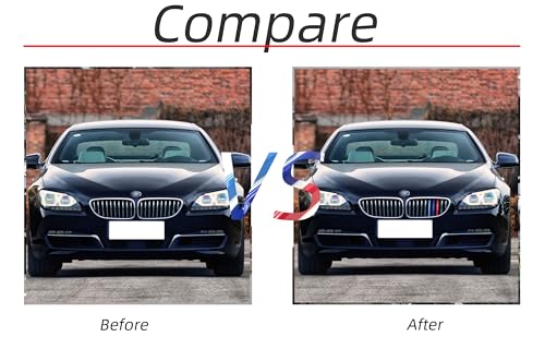 RPERZ Grille color stripes Compatible with bmw accessories 2012-2015 F12 F13 6 Series 640i 650i 2-Door Coupe 10-Beam - Image 5