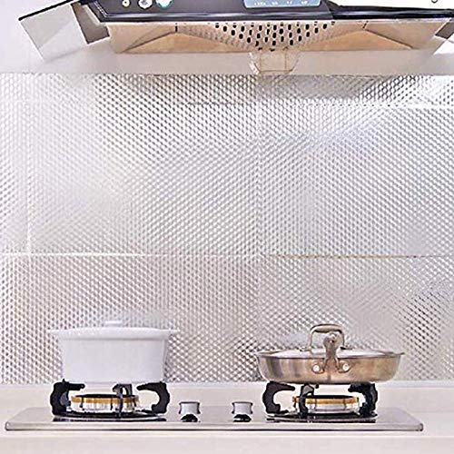 Ad Fresh 2m Kitchen Oil Proof Sticker, Kitchen Backsplash Wallpaper Self-Adhesive Kitchen Wall Stickers Anti-Mold and Heat Resistant (2 Meter) - Image 2