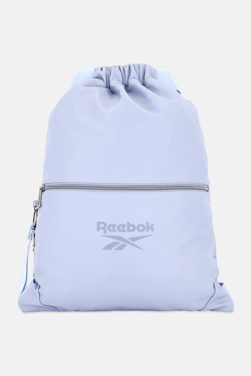 Reebok Men Brand Logo Drawstring Backpack, Light Blue - Image 1