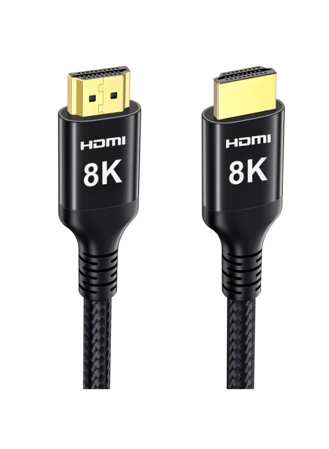 كابل HDMI 8K و4K بطول 20 متر – سرعة 48Gbps، يدعم 4K@120Hz/144Hz و8K@60Hz، eARC، HDR ديناميكي، متوافق مع البلايستيشن، الإكس بوكس والشاشات - Image 1