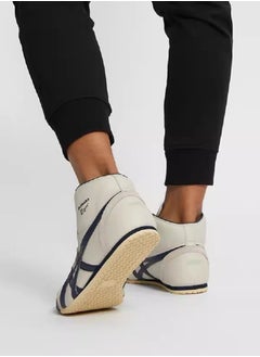 Onitsuka Tiger Mexico Mid Runner High Top Sneakers Beige/Dark Blue  - Image 4
