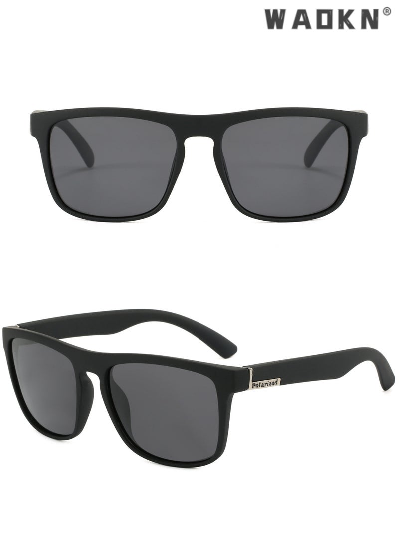 WAOKN Sports Polarized Sunglasses for Men Women Cycling Driving Fishing 100% UV Protection,Sports Trendy Sunglasses,for Men Womens Sunglasses Polarized UV Protection Non-Slip, for Driving Cycling Running - Image 2