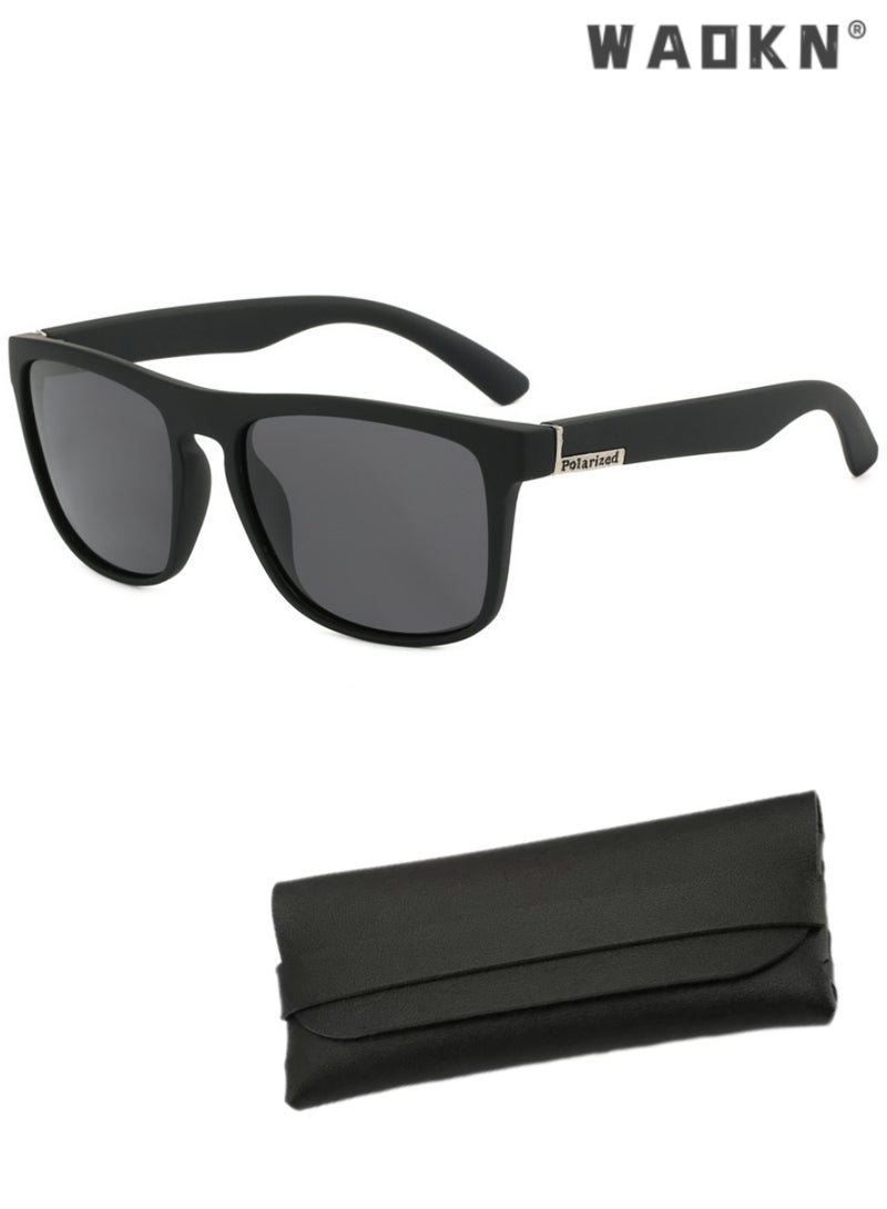 WAOKN Sports Polarized Sunglasses for Men Women Cycling Driving Fishing 100% UV Protection,Sports Trendy Sunglasses,for Men Womens Sunglasses Polarized UV Protection Non-Slip, for Driving Cycling Running - Image 1