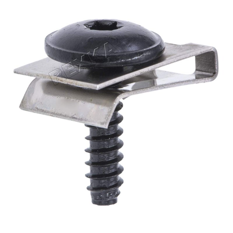 مجموعة ريكسا 10 مجموعات T25 M48 × 18 مم برغي غطاء الصدام الأمامي غطاء الفندر مجموعة U Nut N90775801 متوافقة مع أودي A4 S4 TT TT RS TTS كاين