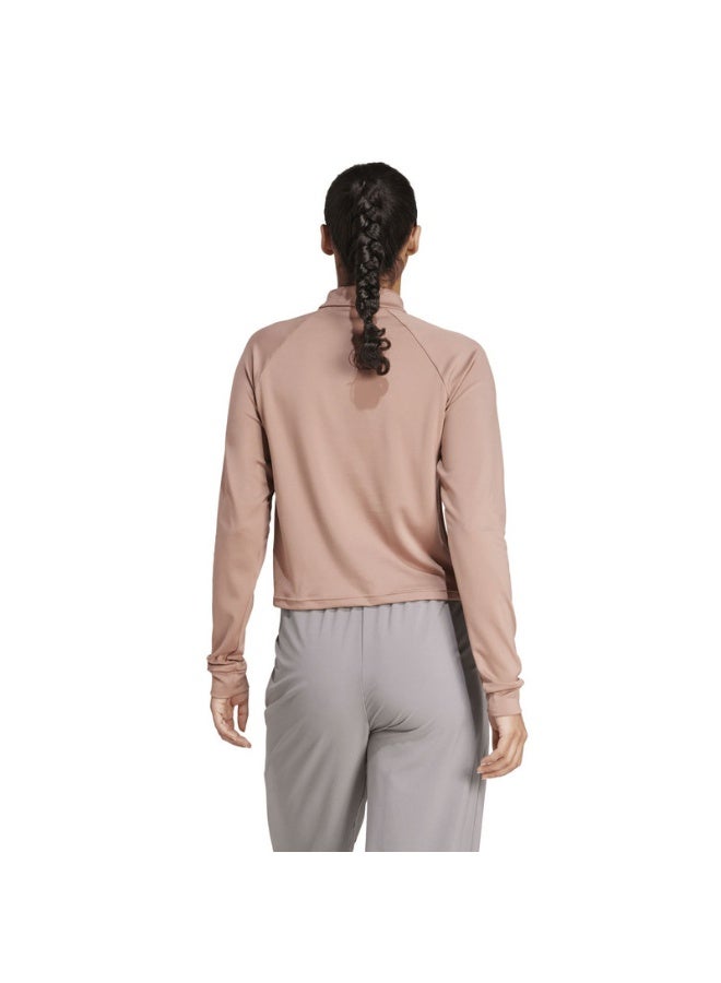 اديداس Train Essentials Minimal Branding 1/4-Zip Cover Up - Image 1