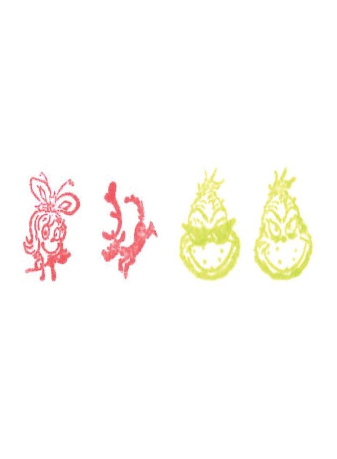 Geddes Raymond Geddes Dr. Seuss Grinch 6-Color Pens with Stamper - Pack of 12 - Image 3