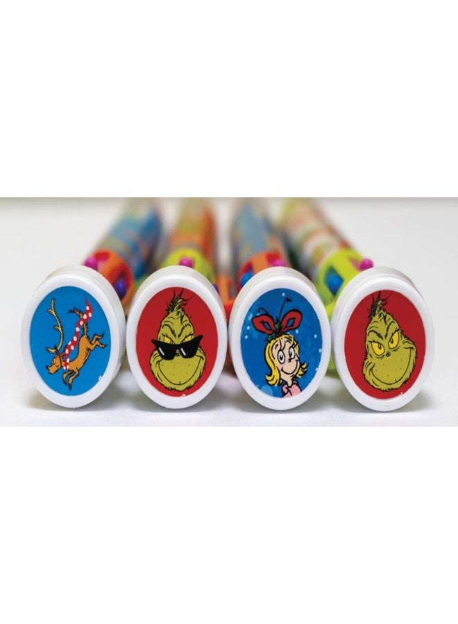 Geddes Raymond Geddes Dr. Seuss Grinch 6-Color Pens with Stamper - Pack of 12 - Image 2