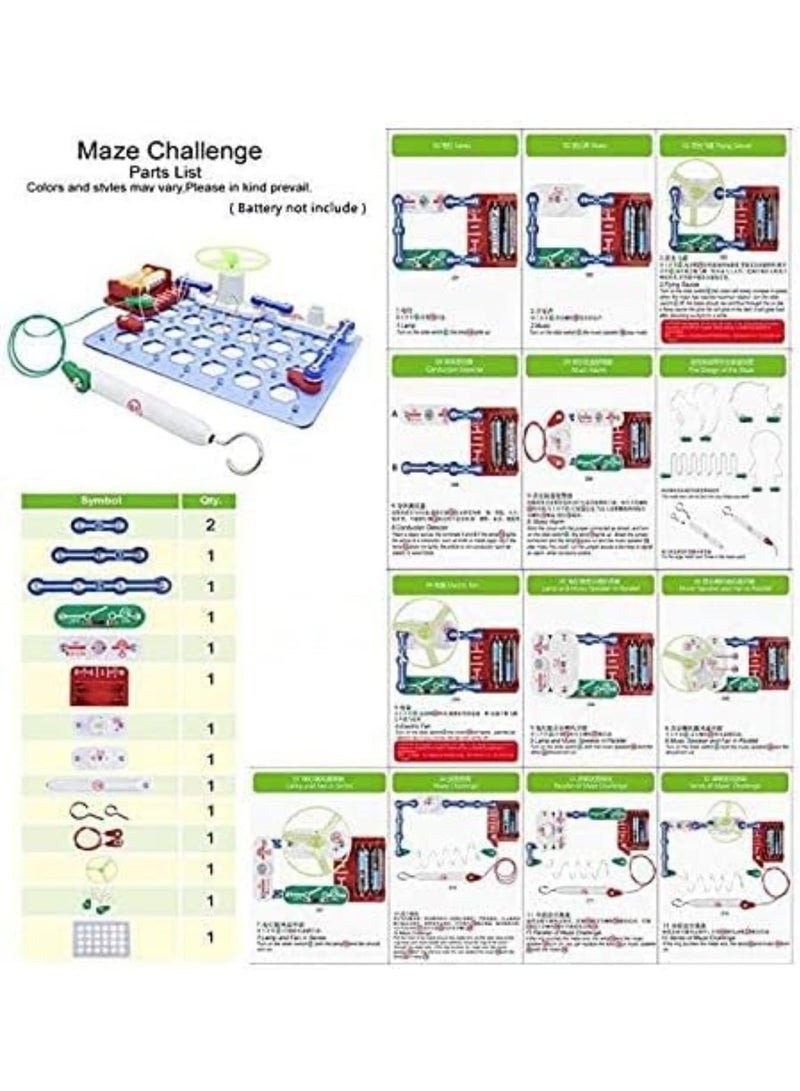 Trenzo Educational Electronics Kit for Kids - 16 Pieces for Electrical Circuit Experiments - Image 3