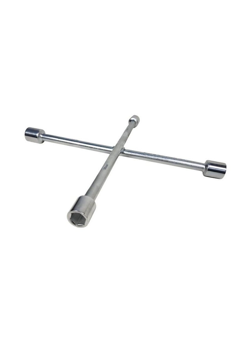 Multi purpose Heavy Duty Cross Wheel Spanner .The Rim Wrench Double Sided Star Box Wrench,17mm,19mm,21mm,22mm  - Image 3