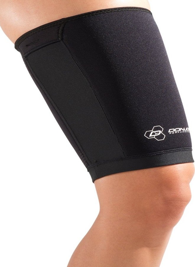 DonJoy Performance ANAFORM Thigh Compression Sleeve: Black, Large - Image 1