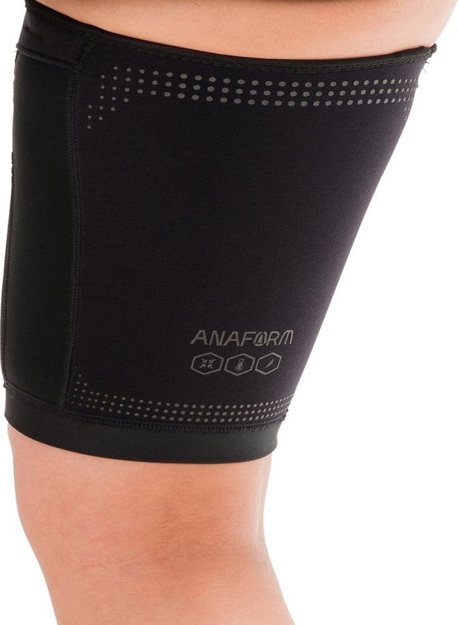 DonJoy Performance ANAFORM Thigh Compression Sleeve: Black, Large - Image 3