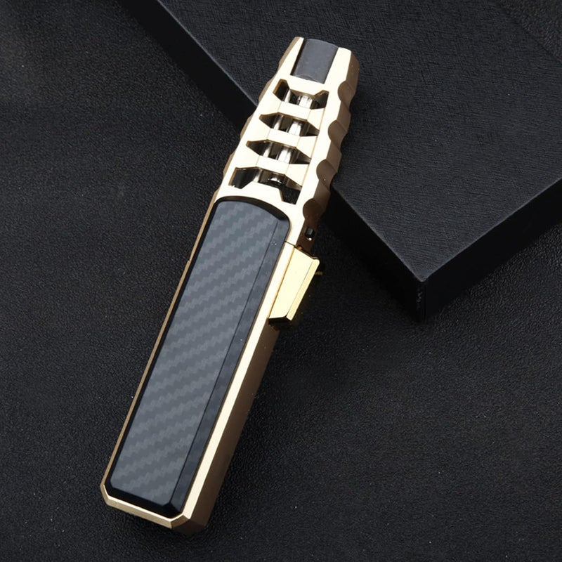 cheekyglo Plasma Lighters, Turbine Torcher, Torch Lighter Jet Flame Solar Beam Torch, Windproof Refillable Butane Lighter for Candle Camping BBQ Kitchen- Butane Not Included (Type B) - Image 1