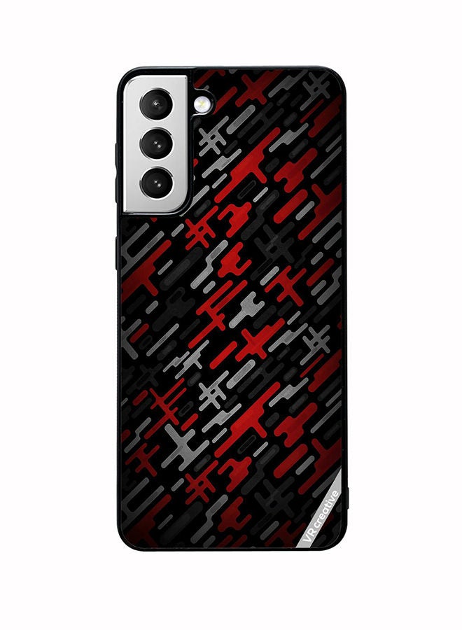 VR CREATIVE Protective Case Cover For Samsung Galaxy S22 Plus 5G Abstract Design Multicolour - Image 1