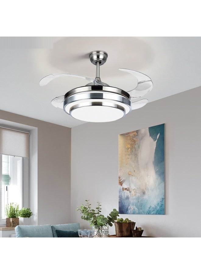 تاسفورا مروحة سقف مع إضاءة LED ومجموعة تحكم عن بعد | شفرات عصرية | محرك نحاسي هادئ | تعديل درجة حرارة اللون | 6 سرعات | 3 ألوان قابلة للتعديل - Image 5
