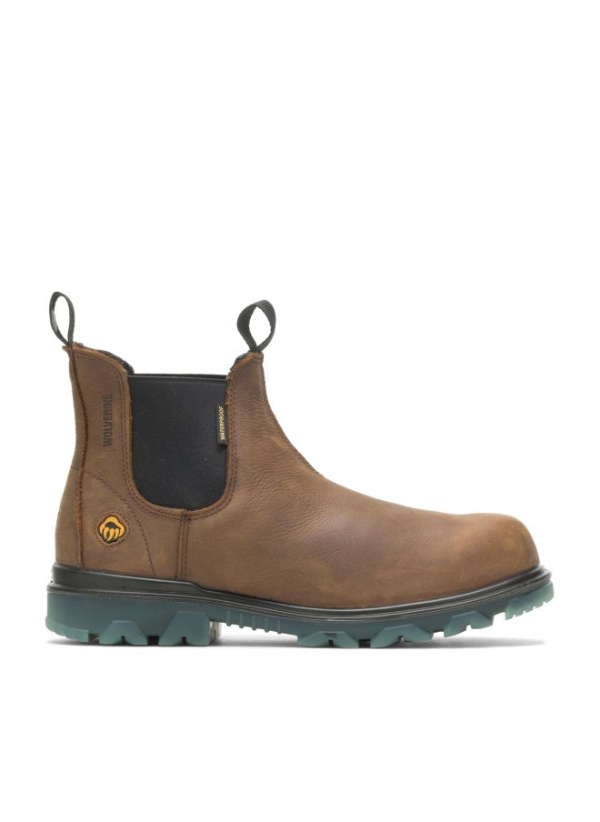 Wolverine Men's I-90 Waterproof Composite-Toe Romeo Slip-On Boot, Sudan Brown, 9 M US - Image 1