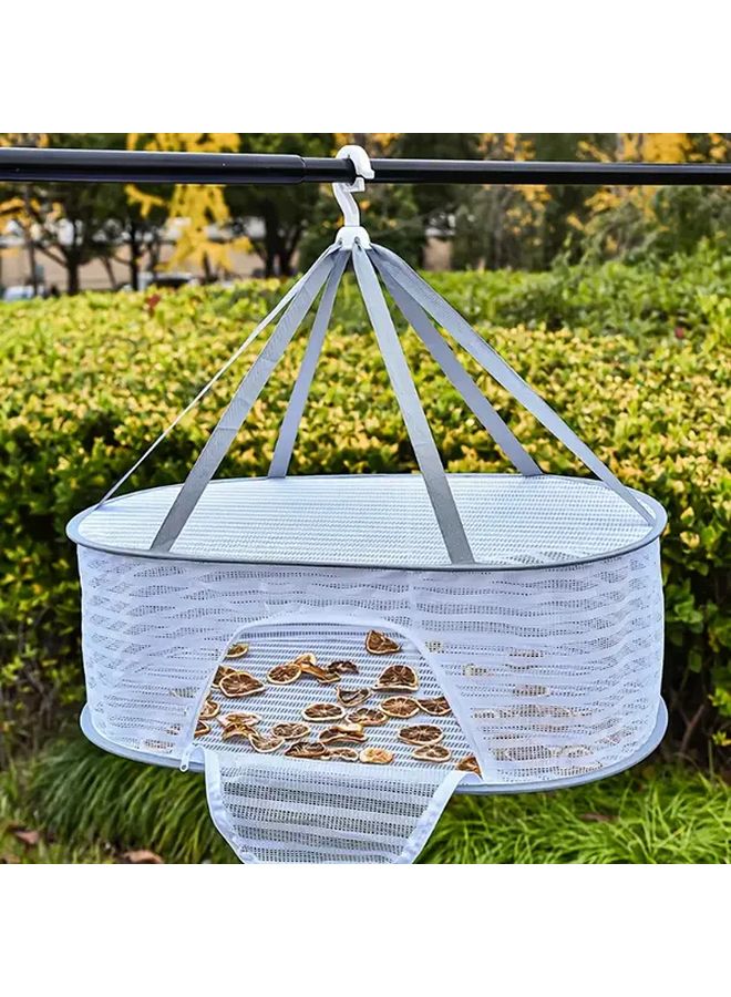 Medium One Floor 3 Tier Herb Drying Rack Collapsible Mesh For Air Drying Food Vegetables Plants - Image 2