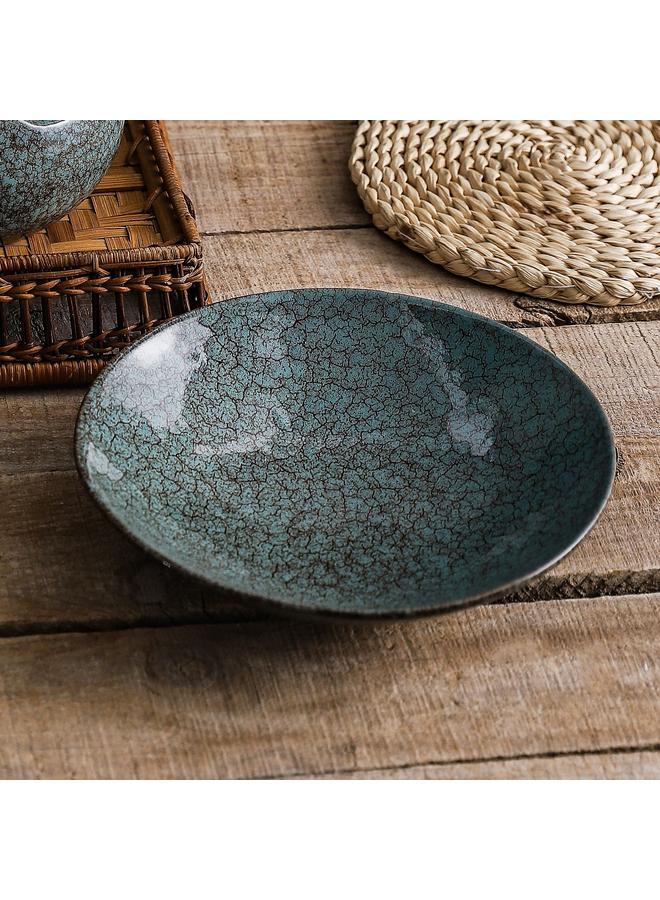 Bluejw Ceramic Heat Preservation Dish Plate Commercial Furnace Suit Candle Heating Steamed Fish Plate Dry Pot Plate Hotel Creative Tableware - Image 1