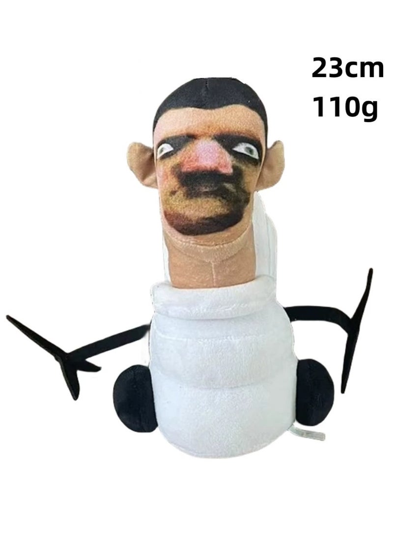 Skibidi Toilet Toy, Plush Skibidi Toilet Figure Doll Toy, Stuffed Animal, Plushie for Game Fans, Kids and Adults