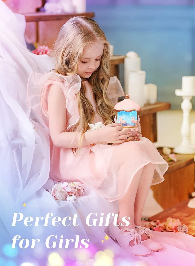 Shopit Night Lights Starry Sky Projector for Kids Room, Galaxy Projector Rabbits 5 Film, Baby Night Light Projector,USB Cable, 360 Rotating Kids Night Light for Bedroom,Night Light - Image 3