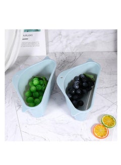 Reko Sink Basket Strainer, 2 Piece Multifunctional Drain Sink Drain Basket  - Image 3