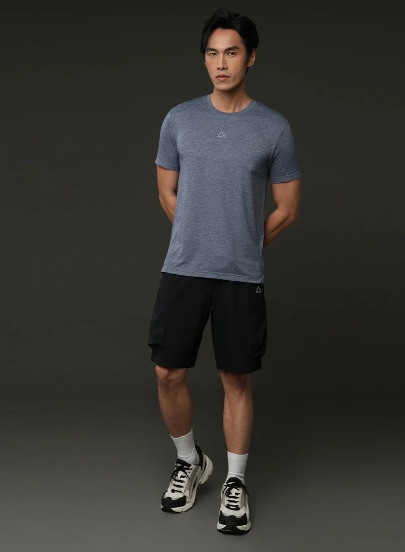 GIORDANO Men Slim Ultralight G-Motion Jacquard Tee