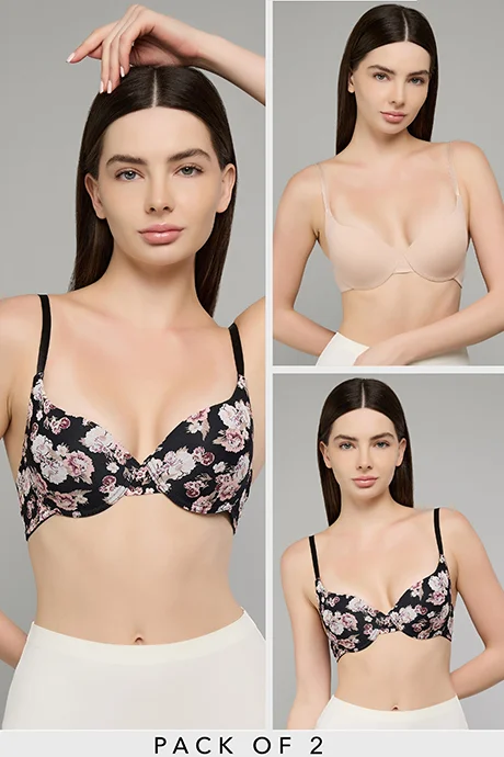 R&B 2 Pack Push Up Bras